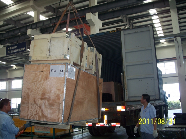 2011-08-31 SIX elevators exported to Indonesia