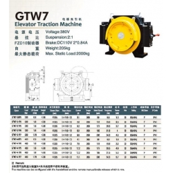 Gealess Traction Machine