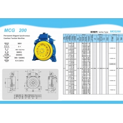 Permanent Magnet Synchronous Gearless Traction Machine